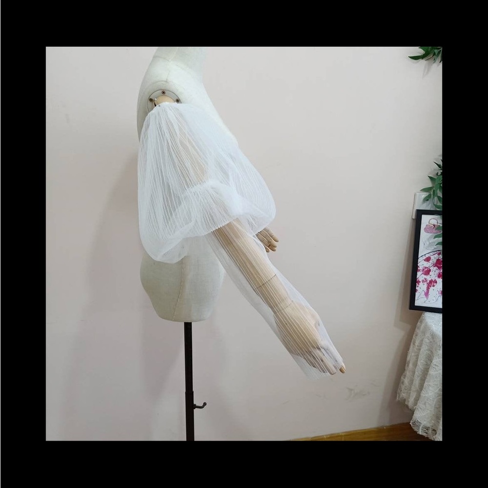 Tulle Wedding Sleeves